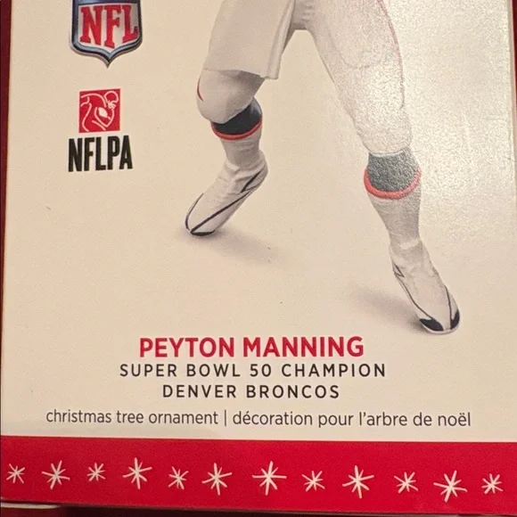 NIB Peyton Manning Denver Broncos Super Bowl 50 Commemorative Ornament 2016 - Picture 2 of 15